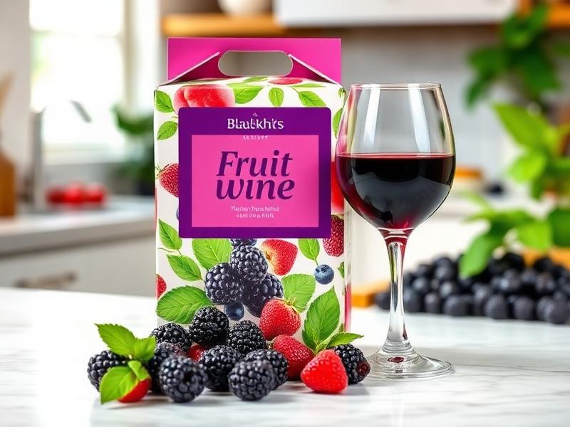 Vintner's Best blackberry fruit wine kit box